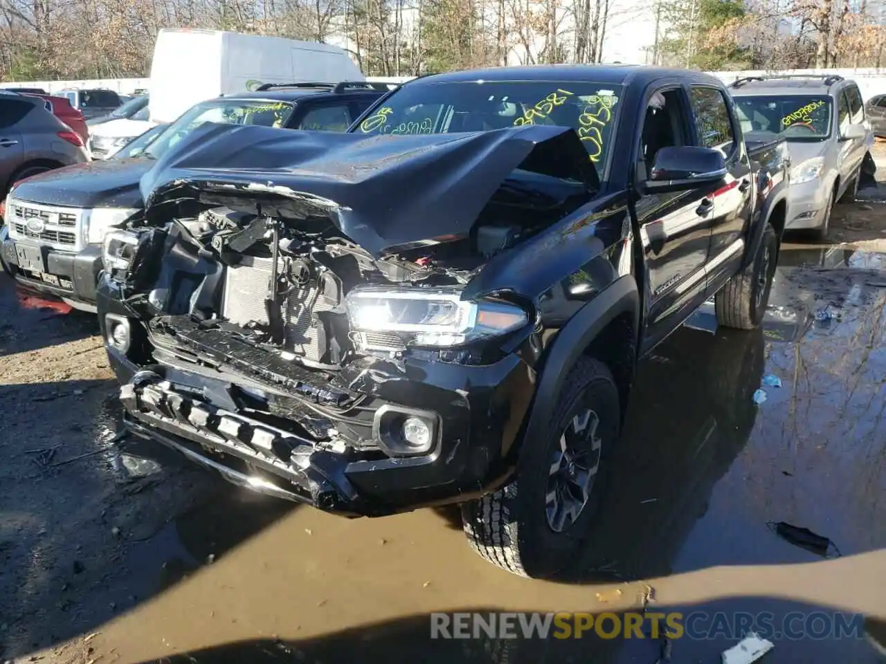 2 Photograph of a damaged car 3TMCZ5AN6MM390213 TOYOTA TACOMA 2021