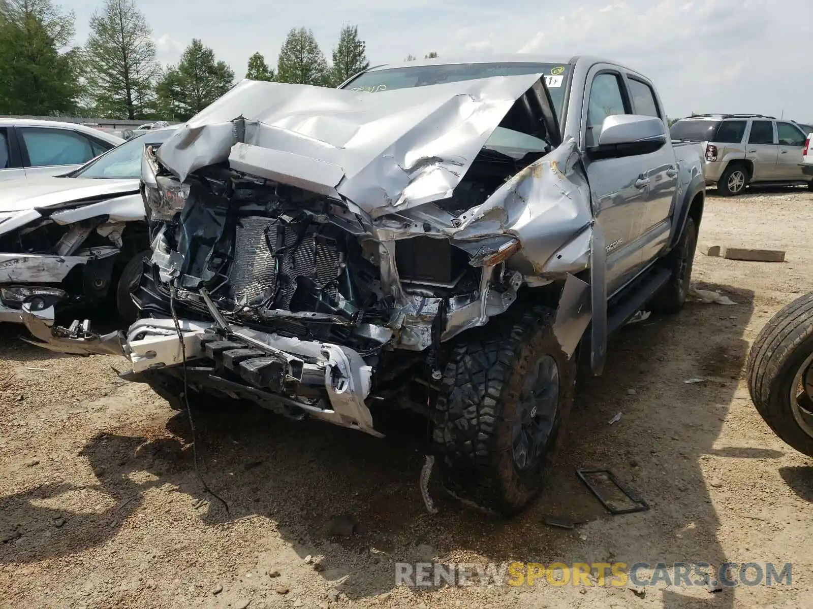 2 Photograph of a damaged car 3TMCZ5AN6MM391247 TOYOTA TACOMA 2021