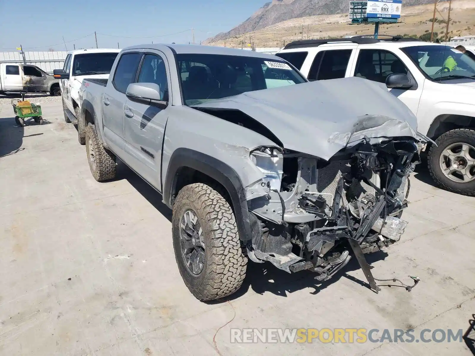 1 Photograph of a damaged car 3TMCZ5AN6MM394052 TOYOTA TACOMA 2021