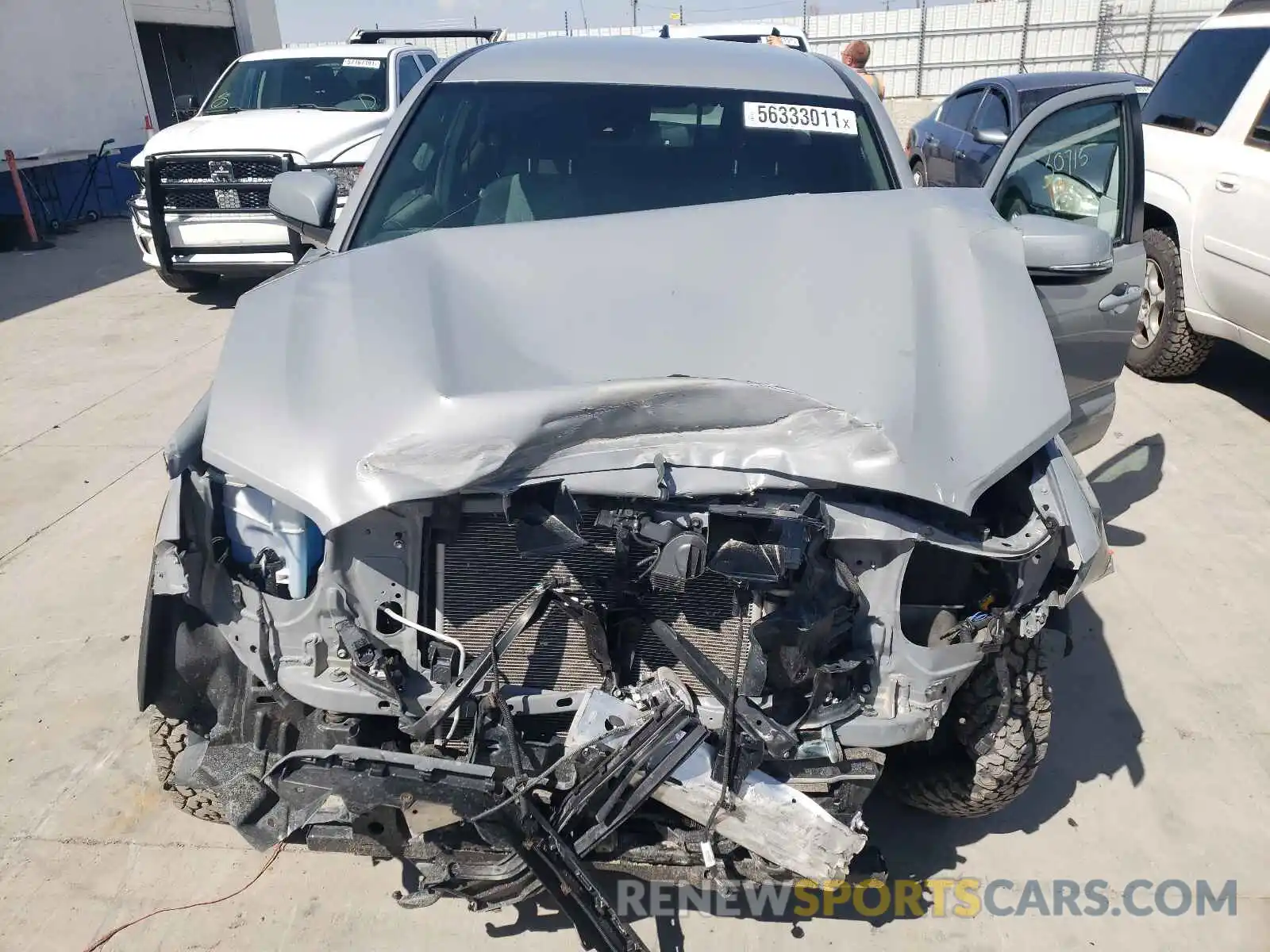 7 Photograph of a damaged car 3TMCZ5AN6MM394052 TOYOTA TACOMA 2021