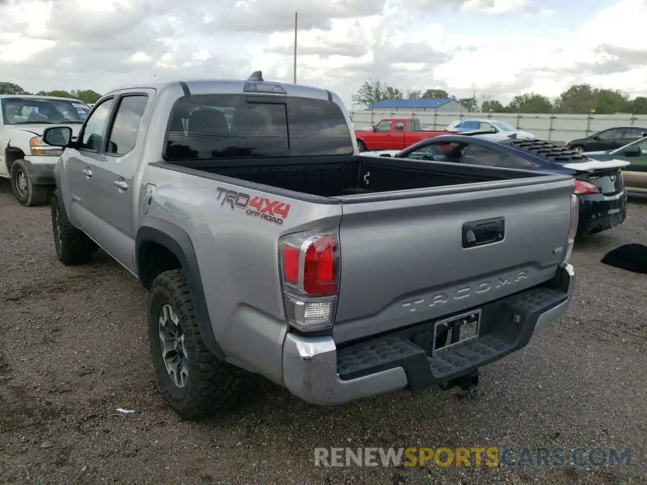 3 Photograph of a damaged car 3TMCZ5AN6MM394326 TOYOTA TACOMA 2021