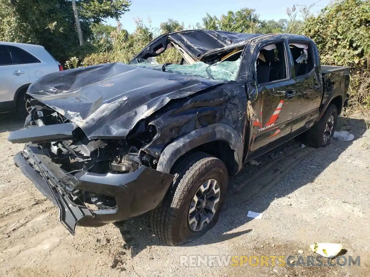 2 Photograph of a damaged car 3TMCZ5AN6MM398196 TOYOTA TACOMA 2021