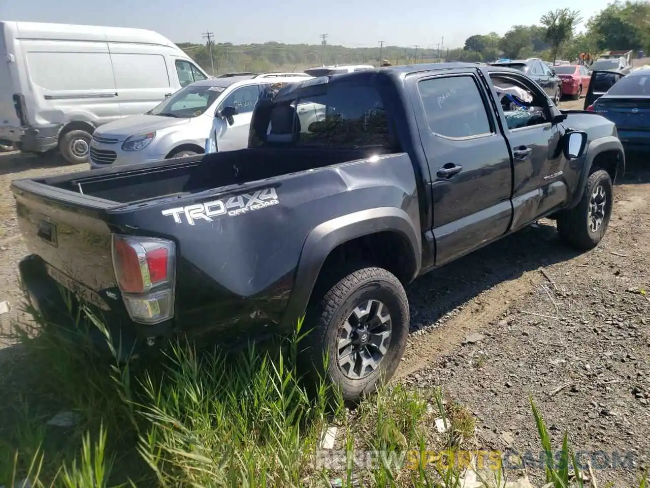 4 Photograph of a damaged car 3TMCZ5AN6MM398196 TOYOTA TACOMA 2021