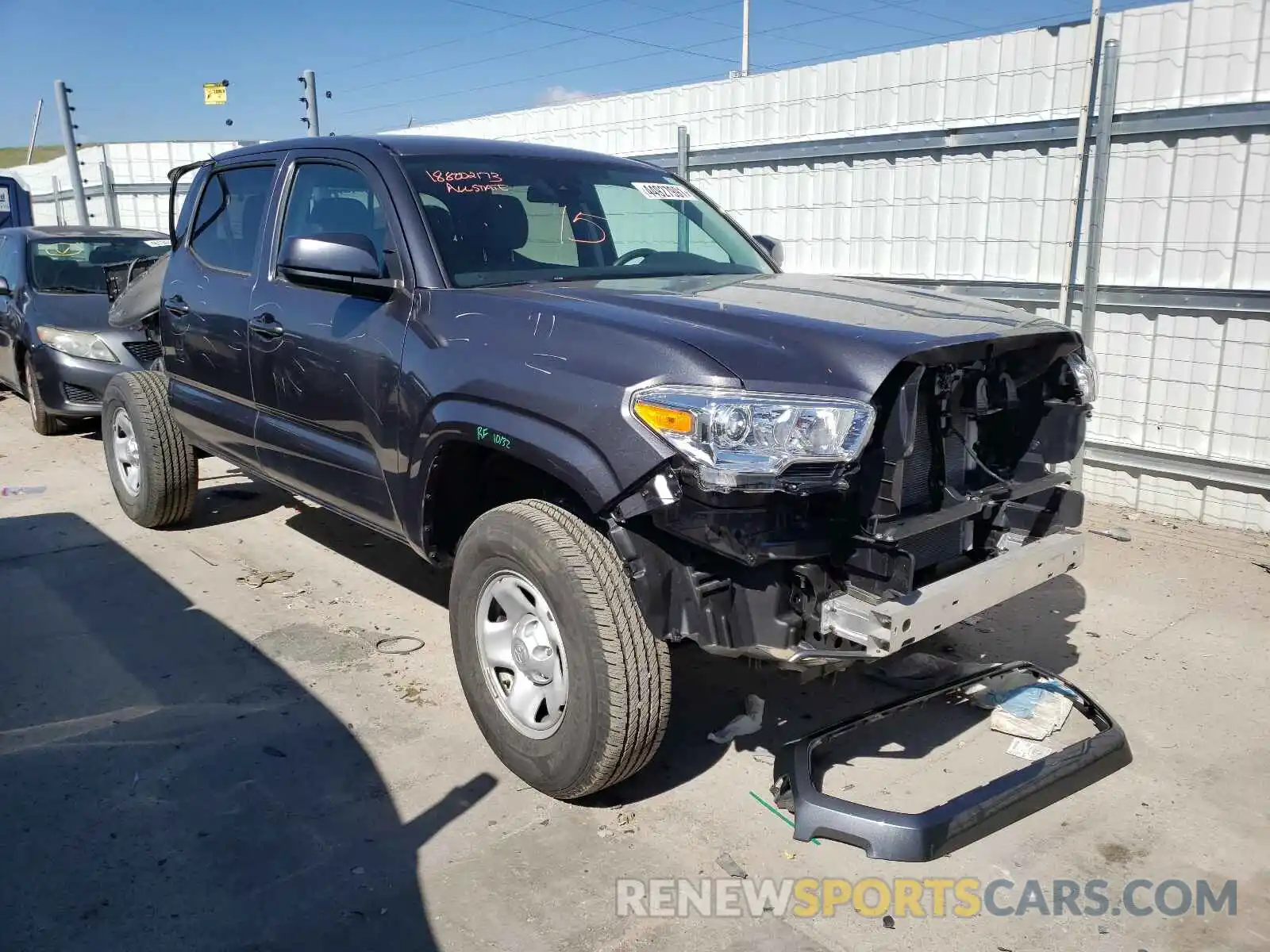 1 Photograph of a damaged car 3TMCZ5AN6MM398683 TOYOTA TACOMA 2021