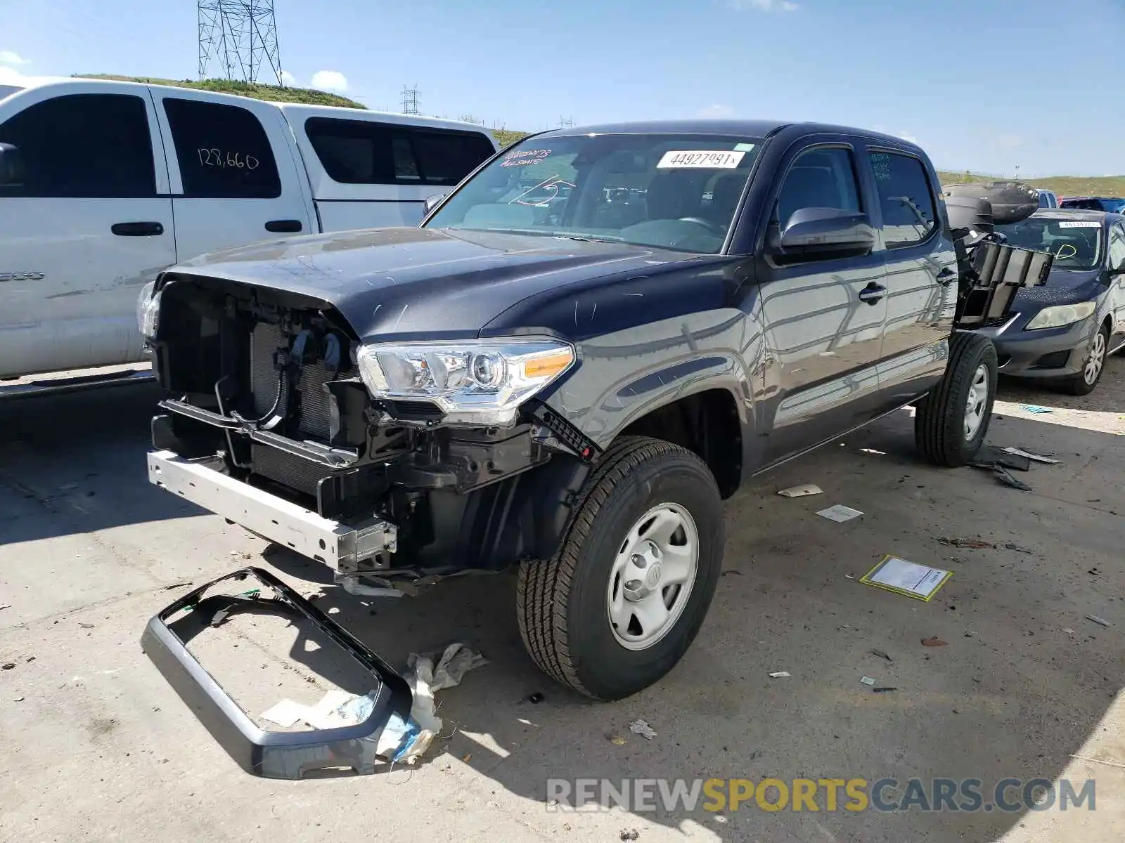 2 Photograph of a damaged car 3TMCZ5AN6MM398683 TOYOTA TACOMA 2021