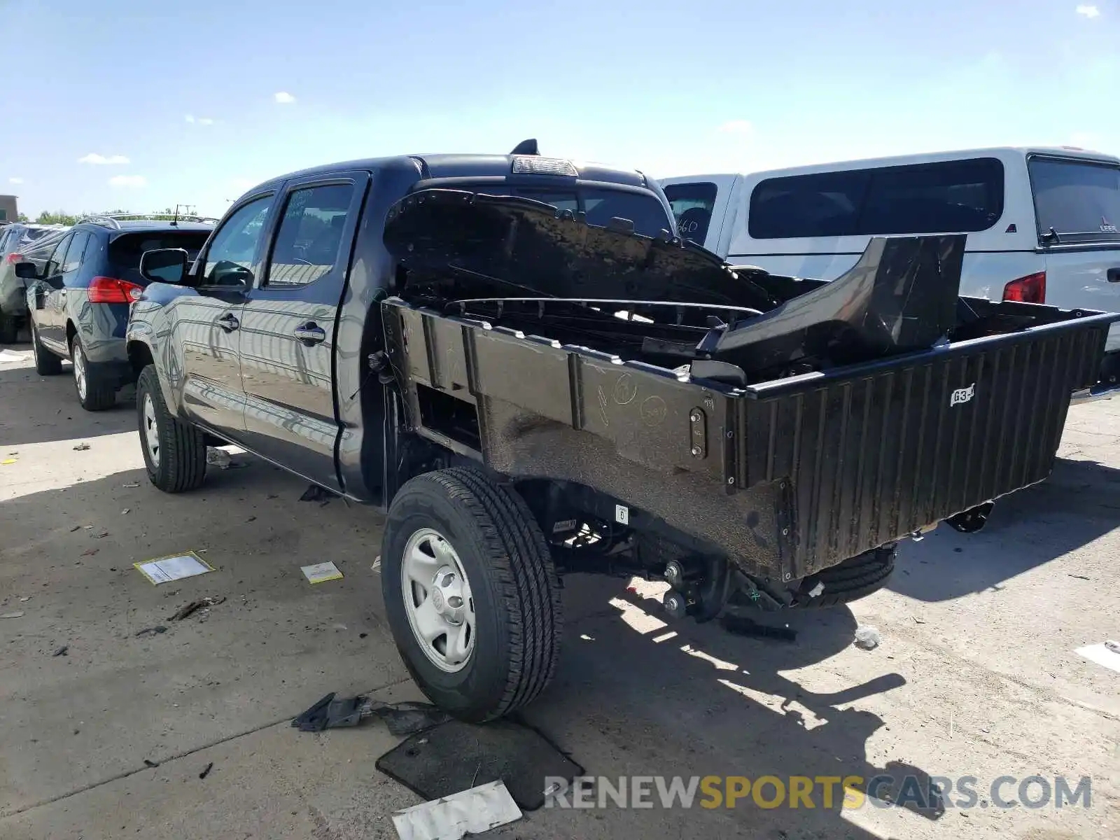 3 Photograph of a damaged car 3TMCZ5AN6MM398683 TOYOTA TACOMA 2021