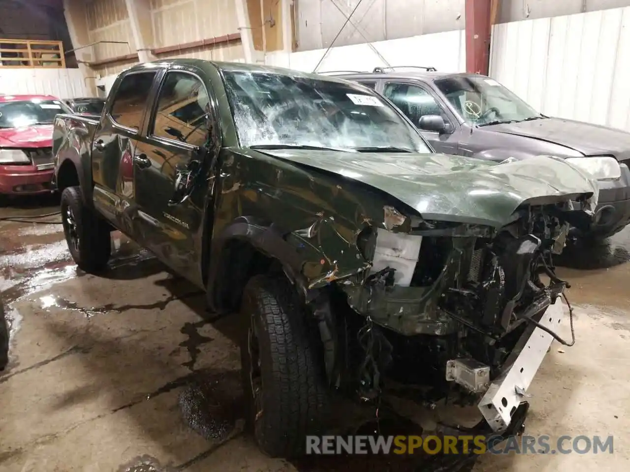 1 Photograph of a damaged car 3TMCZ5AN6MM398747 TOYOTA TACOMA 2021