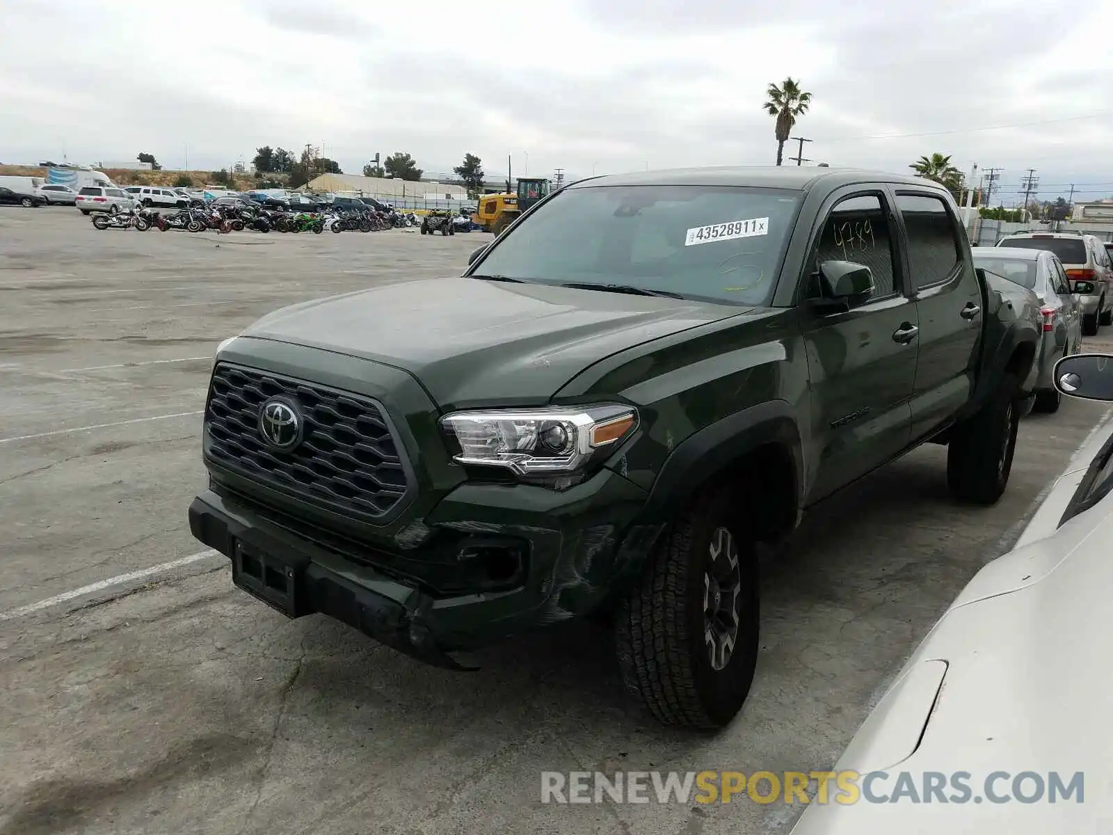 2 Photograph of a damaged car 3TMCZ5AN6MM404045 TOYOTA TACOMA 2021