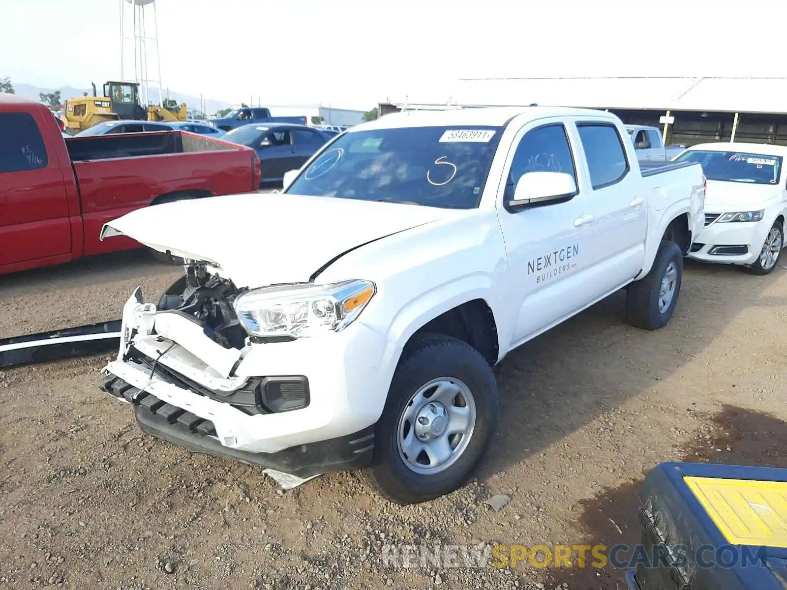 2 Photograph of a damaged car 3TMCZ5AN6MM404238 TOYOTA TACOMA 2021