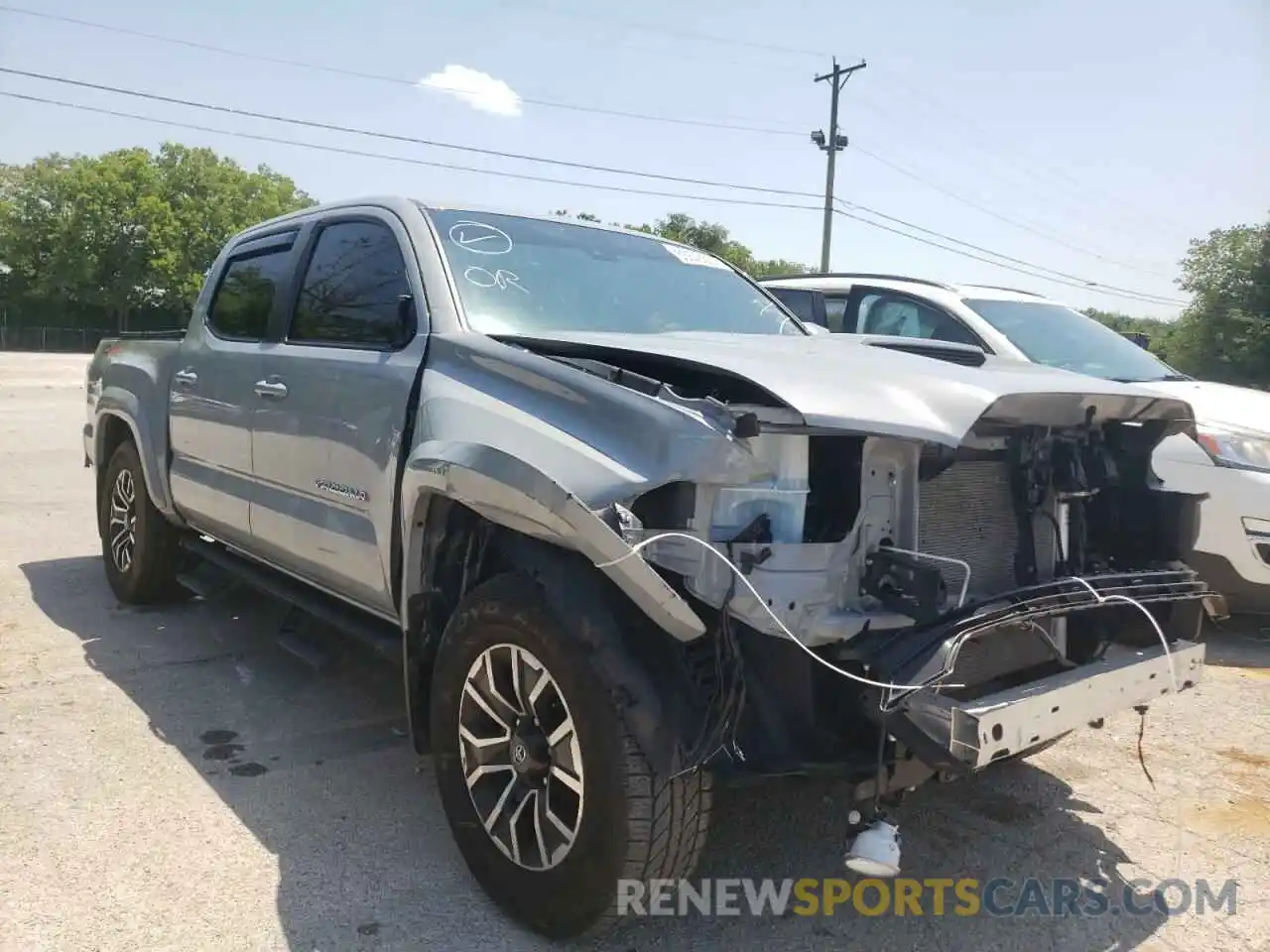 1 Photograph of a damaged car 3TMCZ5AN6MM407074 TOYOTA TACOMA 2021