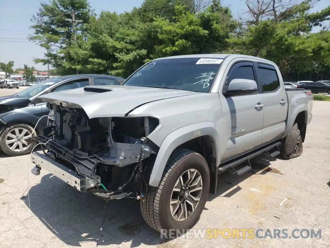 2 Photograph of a damaged car 3TMCZ5AN6MM407074 TOYOTA TACOMA 2021