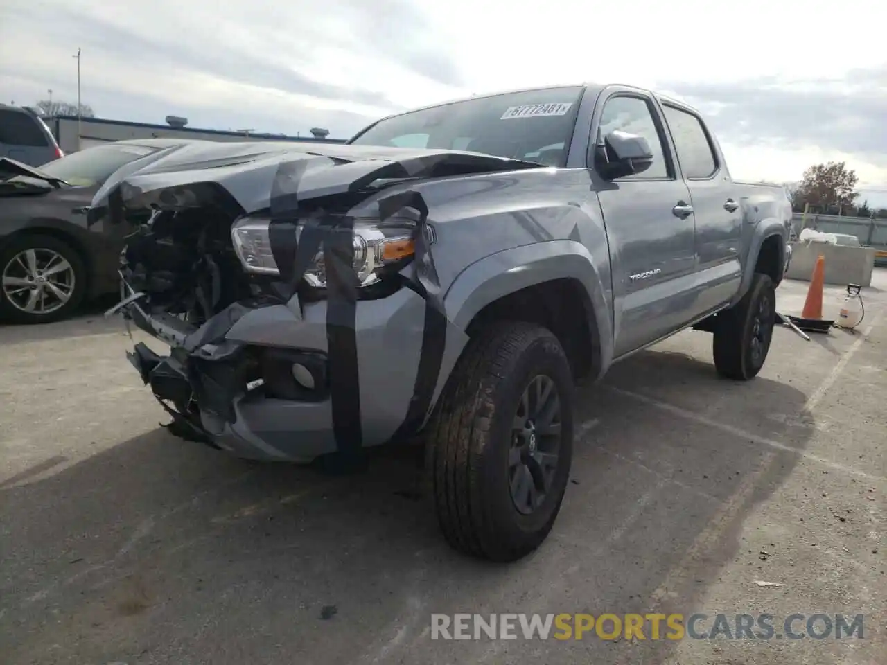 2 Photograph of a damaged car 3TMCZ5AN6MM408127 TOYOTA TACOMA 2021