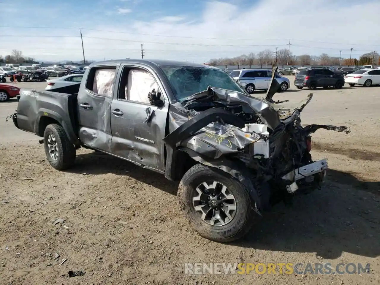 1 Photograph of a damaged car 3TMCZ5AN6MM408600 TOYOTA TACOMA 2021