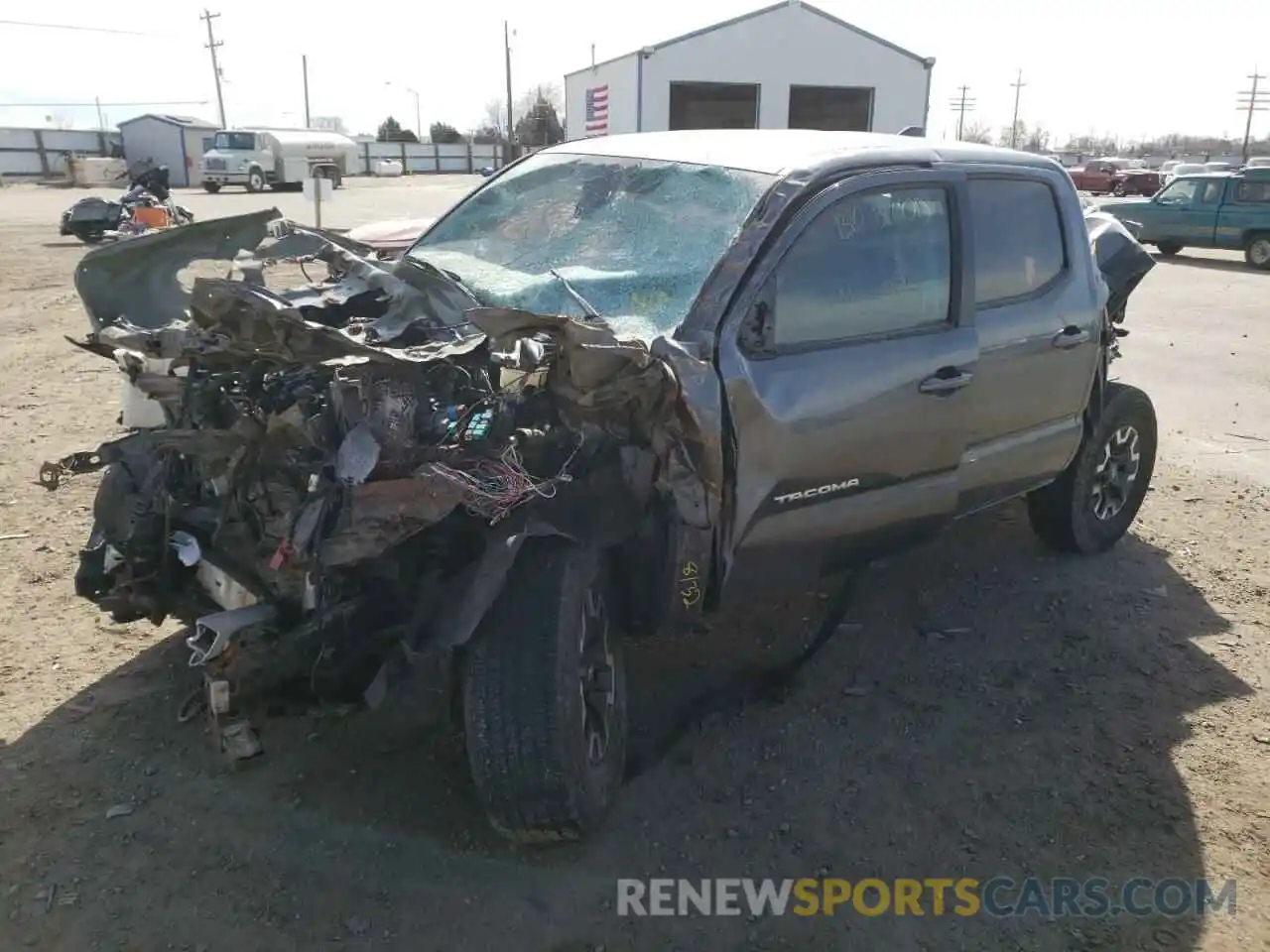 2 Photograph of a damaged car 3TMCZ5AN6MM408600 TOYOTA TACOMA 2021