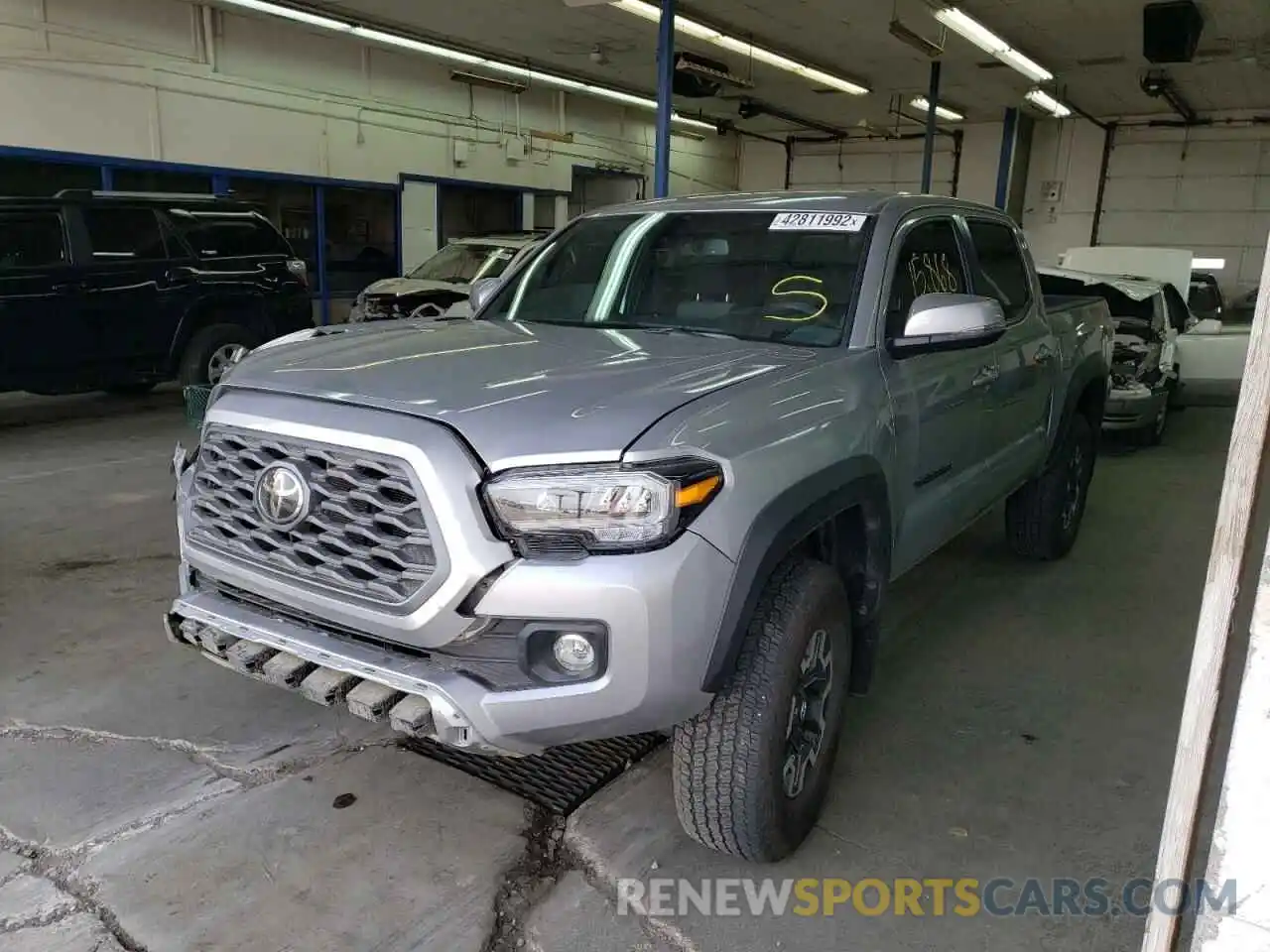 2 Photograph of a damaged car 3TMCZ5AN6MM411223 TOYOTA TACOMA 2021