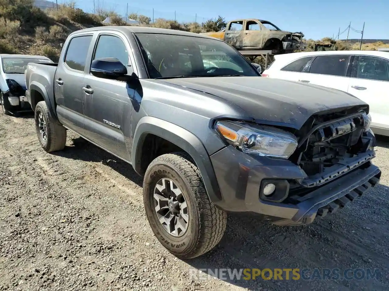 1 Photograph of a damaged car 3TMCZ5AN6MM411576 TOYOTA TACOMA 2021