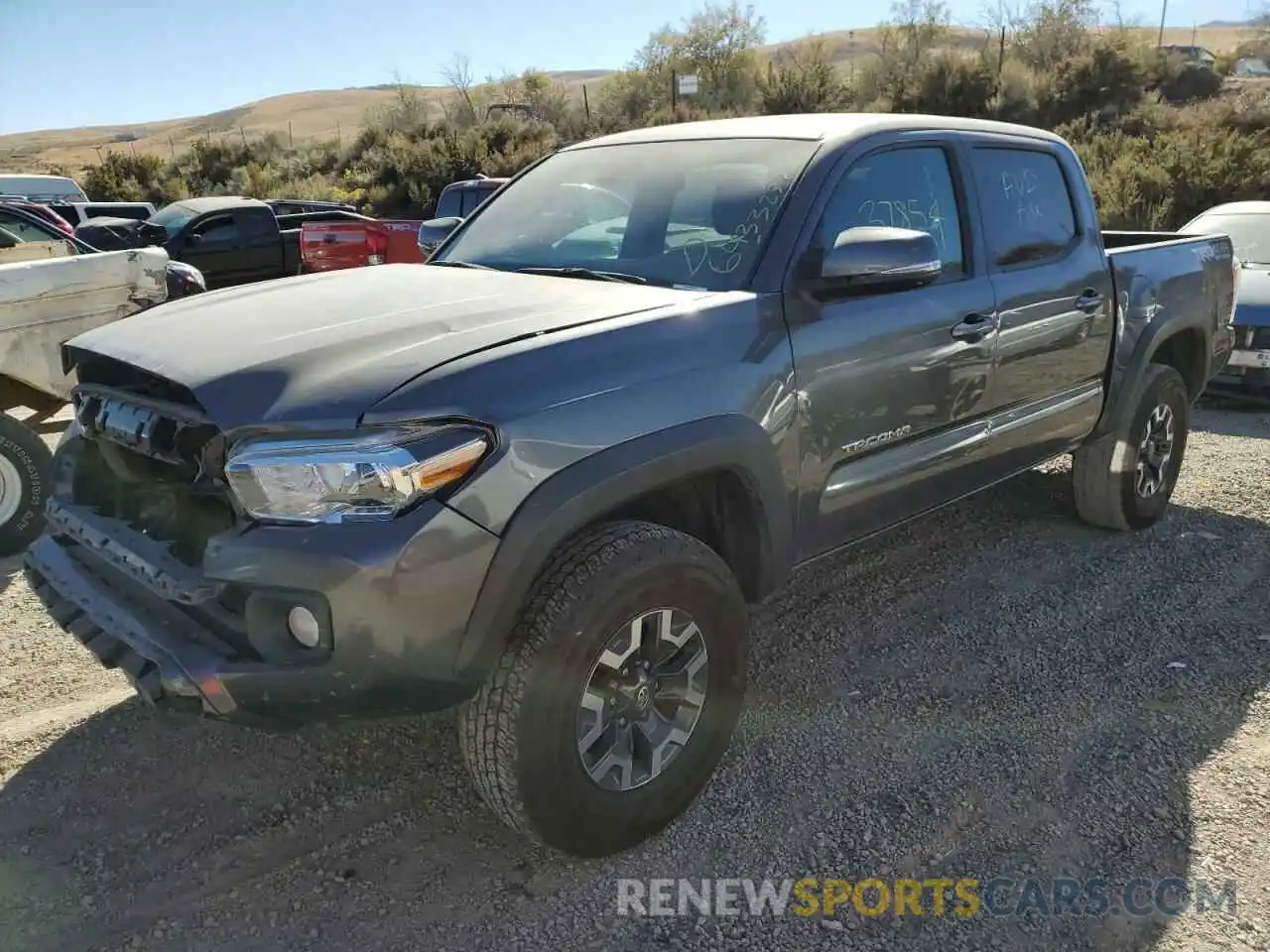 2 Photograph of a damaged car 3TMCZ5AN6MM411576 TOYOTA TACOMA 2021