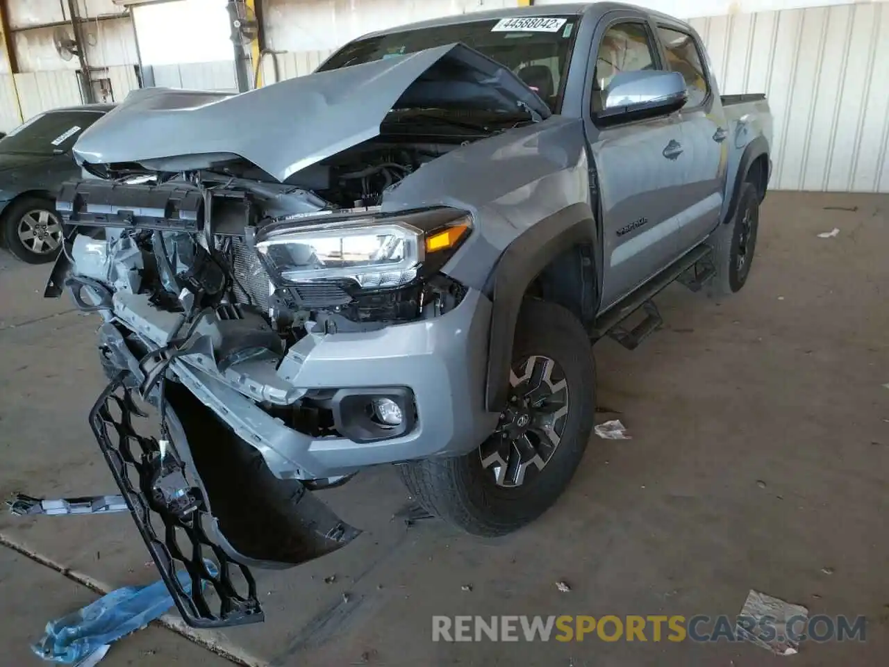 2 Photograph of a damaged car 3TMCZ5AN6MM413294 TOYOTA TACOMA 2021