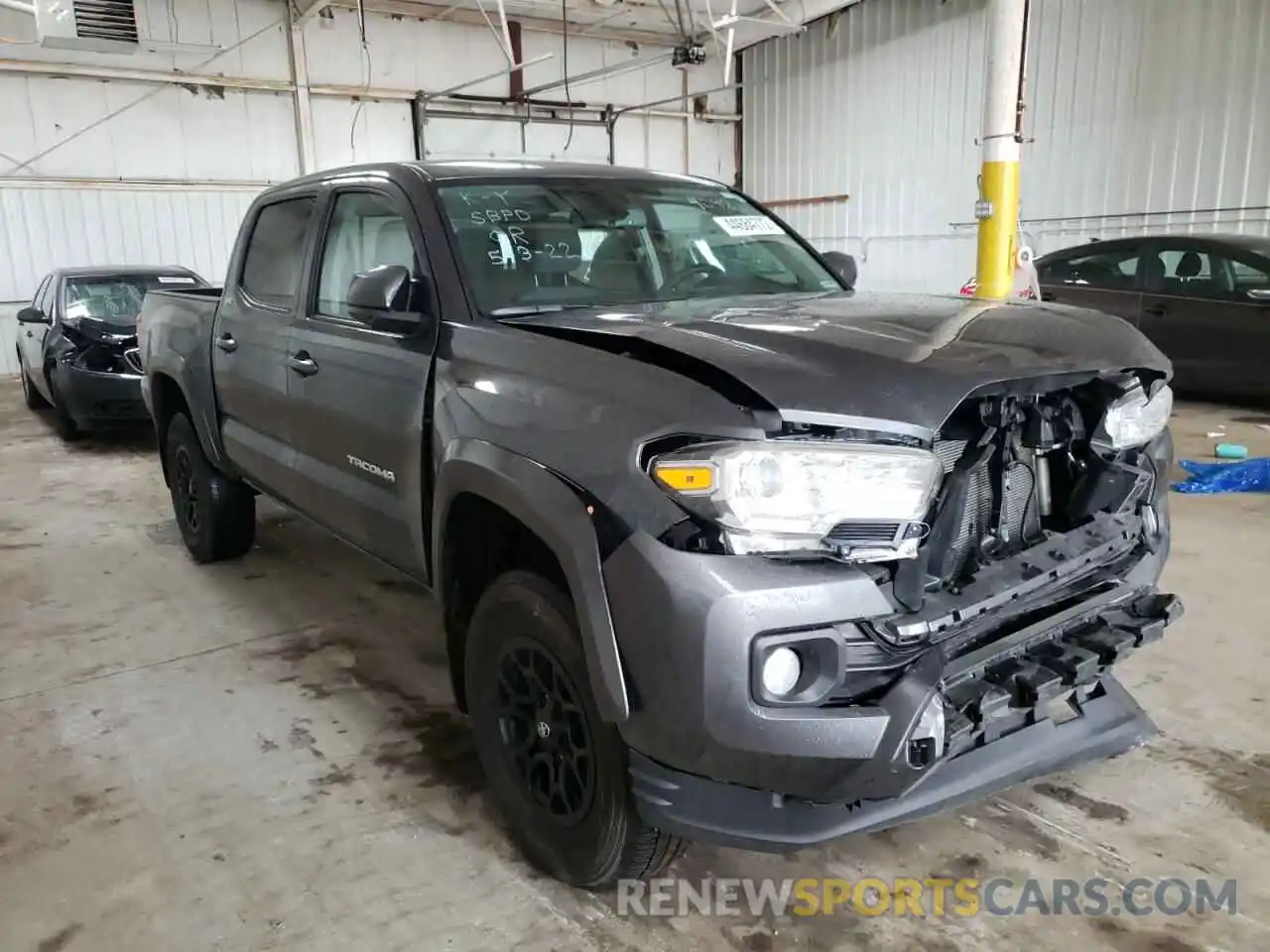 1 Photograph of a damaged car 3TMCZ5AN6MM414042 TOYOTA TACOMA 2021