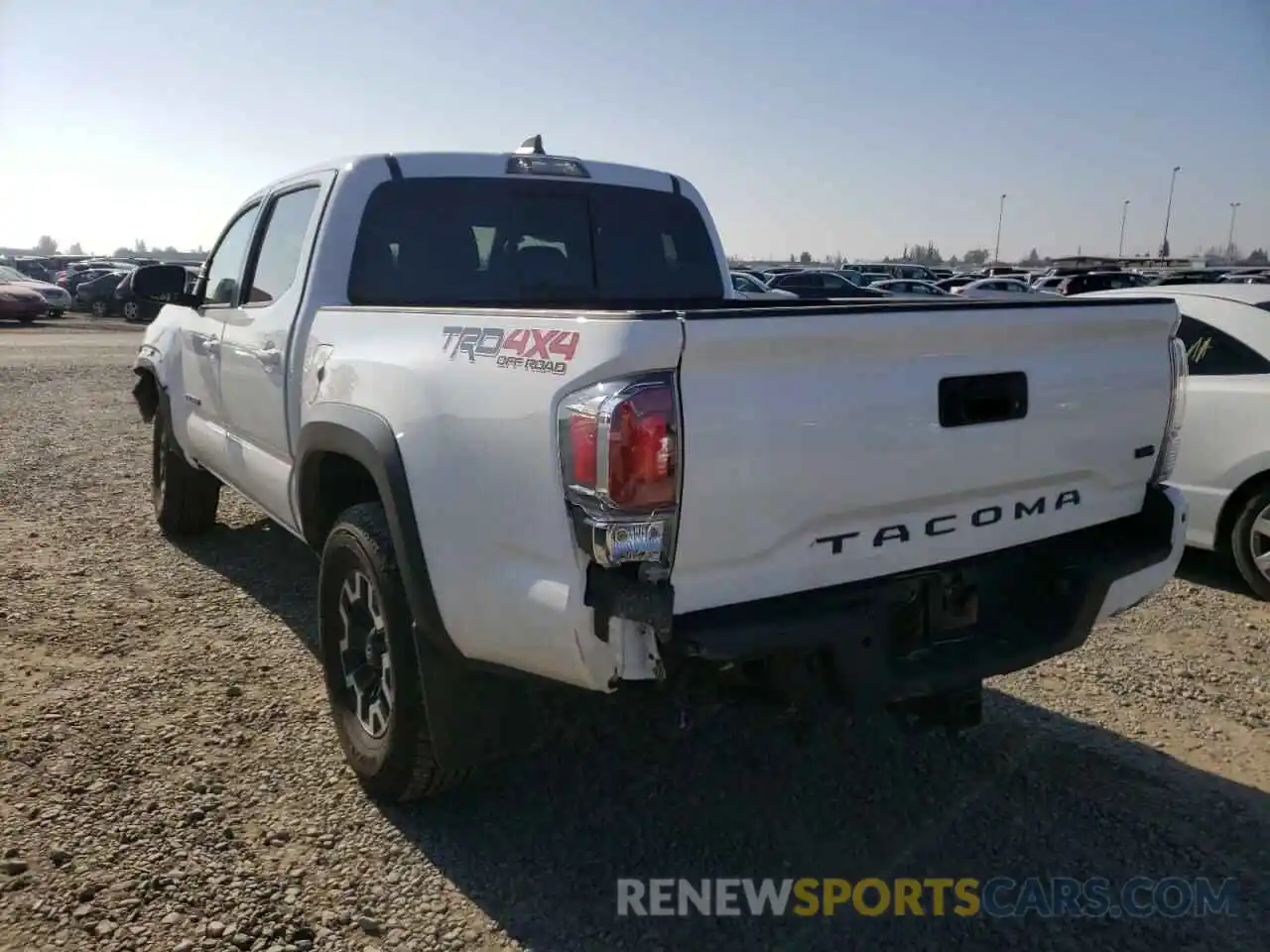 3 Photograph of a damaged car 3TMCZ5AN6MM416020 TOYOTA TACOMA 2021