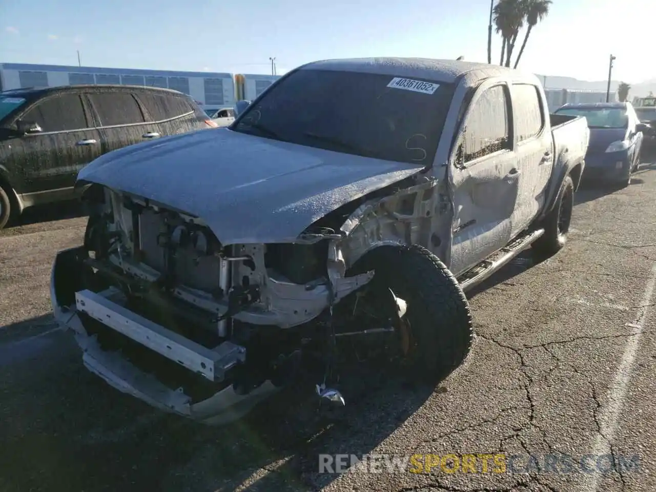 2 Photograph of a damaged car 3TMCZ5AN6MM429995 TOYOTA TACOMA 2021