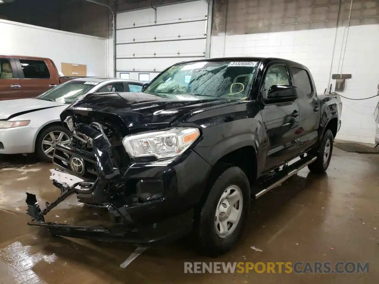 2 Photograph of a damaged car 3TMCZ5AN6MM430595 TOYOTA TACOMA 2021