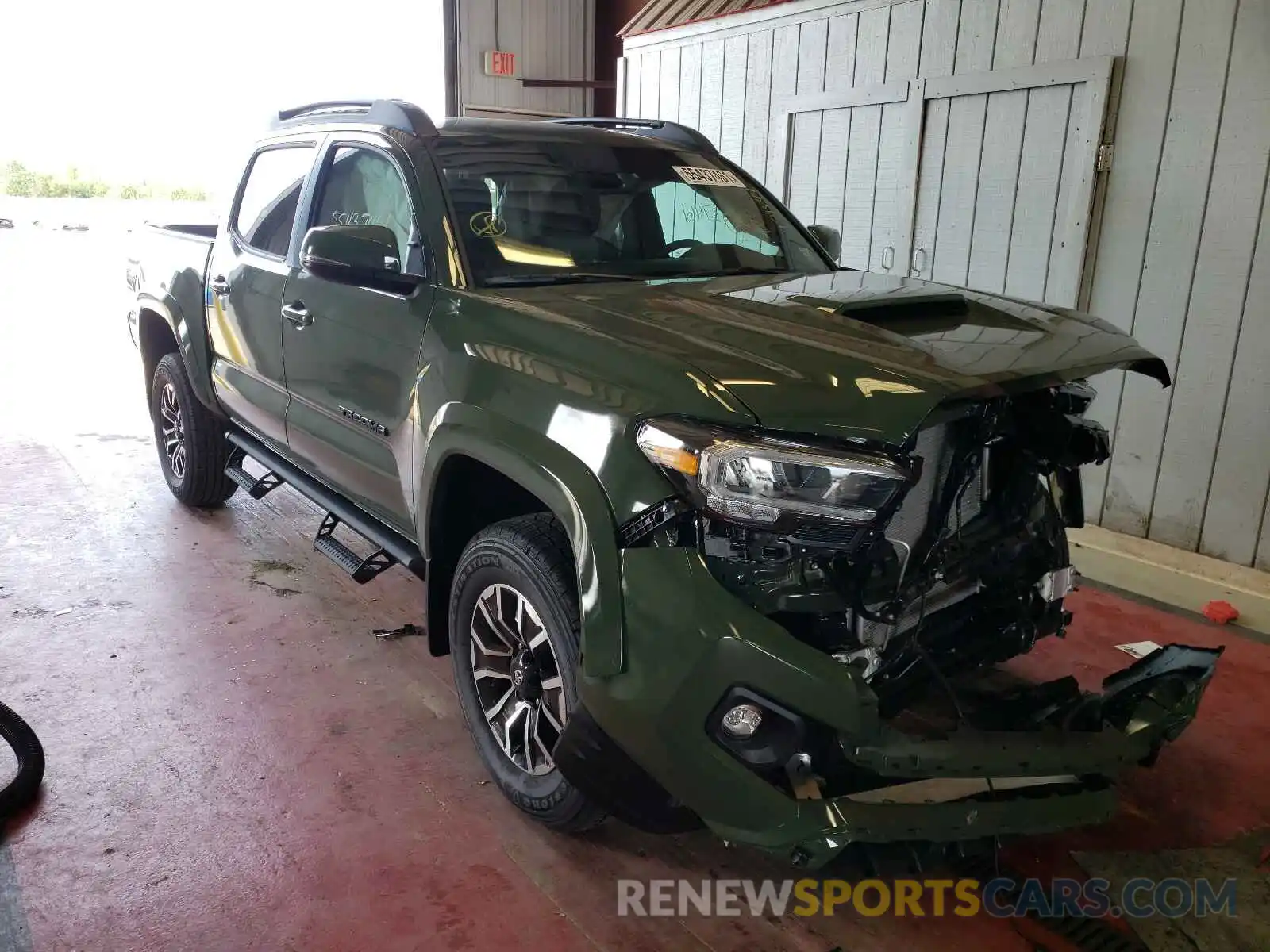 1 Photograph of a damaged car 3TMCZ5AN6MM431844 TOYOTA TACOMA 2021