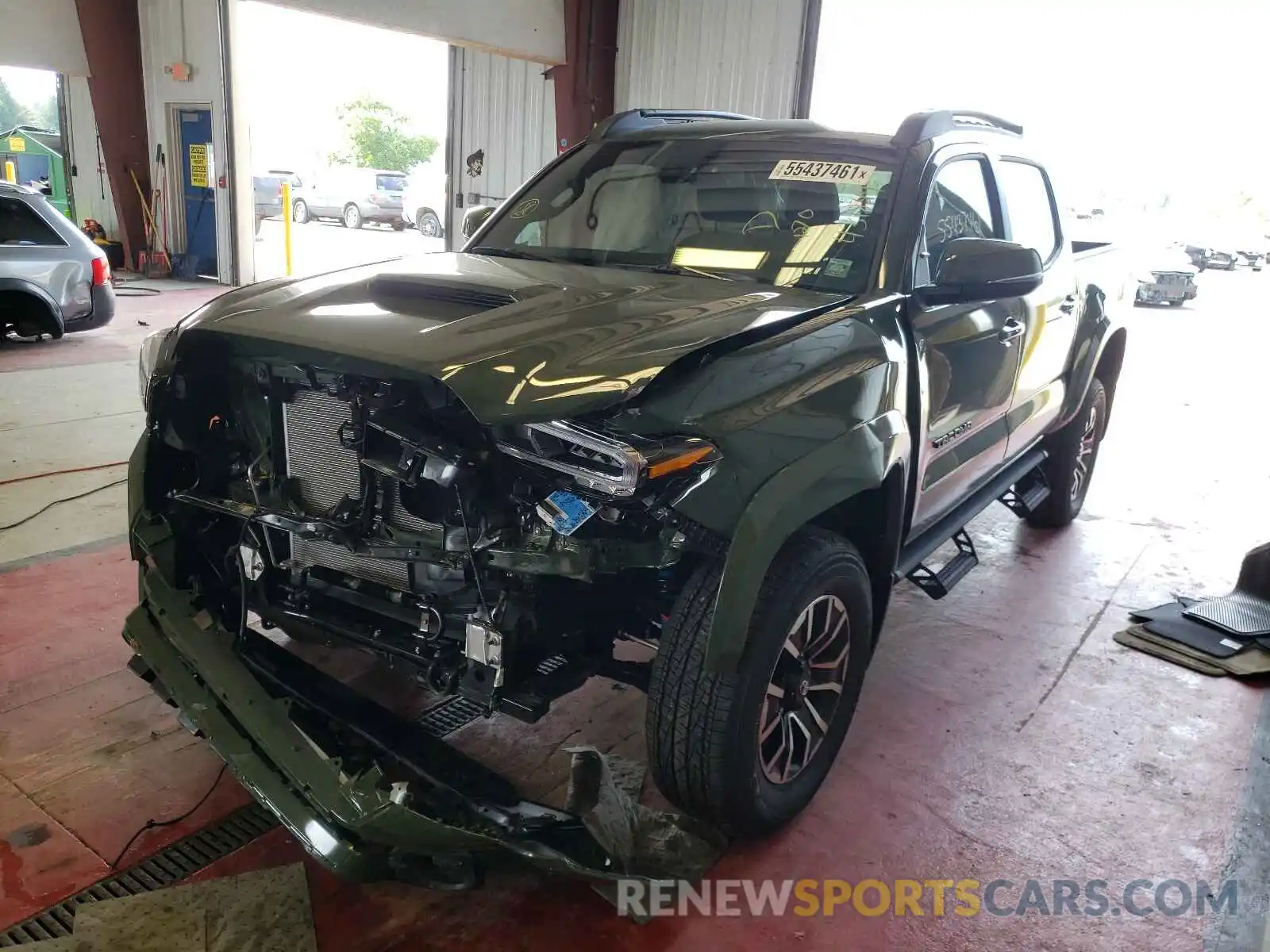 2 Photograph of a damaged car 3TMCZ5AN6MM431844 TOYOTA TACOMA 2021