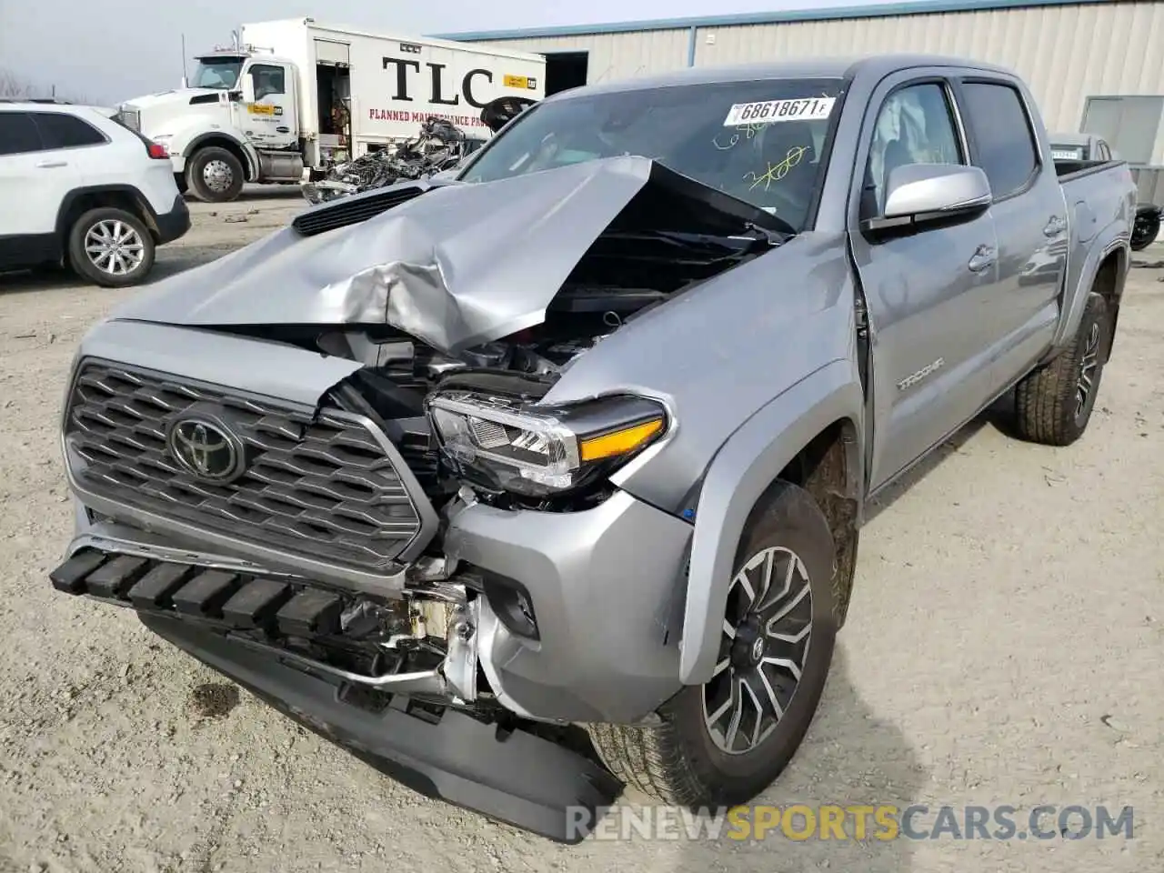 2 Photograph of a damaged car 3TMCZ5AN6MM434520 TOYOTA TACOMA 2021