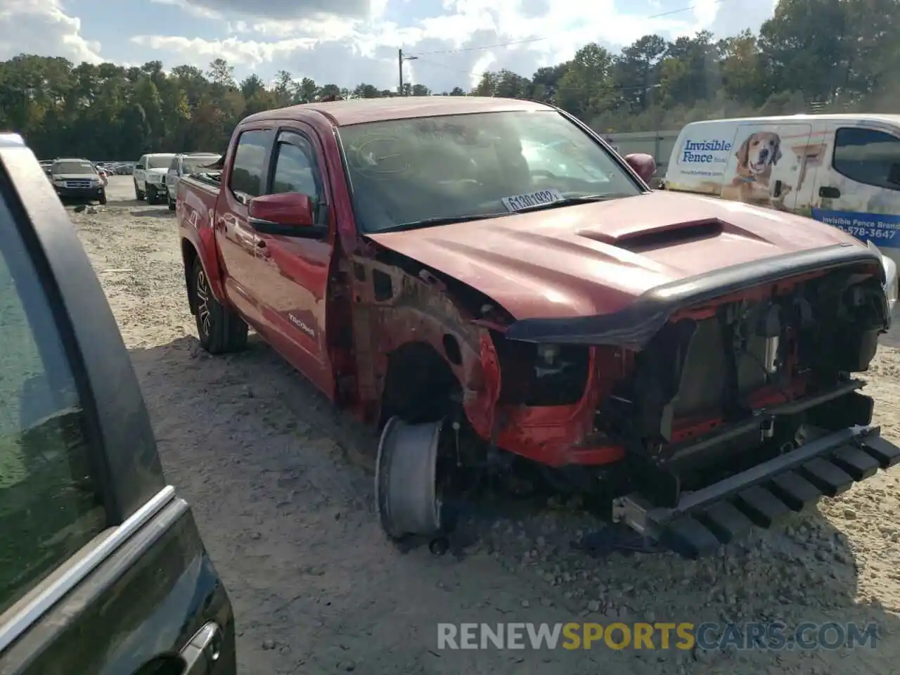 1 Photograph of a damaged car 3TMCZ5AN6MM435926 TOYOTA TACOMA 2021