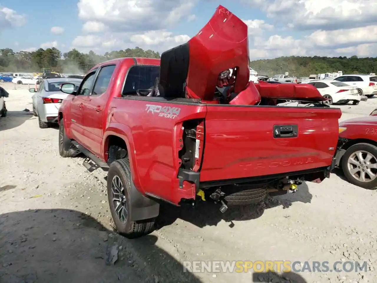 3 Photograph of a damaged car 3TMCZ5AN6MM435926 TOYOTA TACOMA 2021