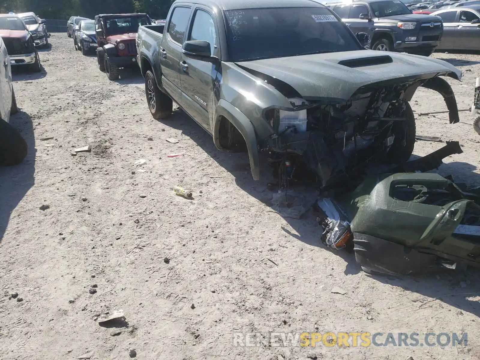 1 Photograph of a damaged car 3TMCZ5AN6MM438552 TOYOTA TACOMA 2021