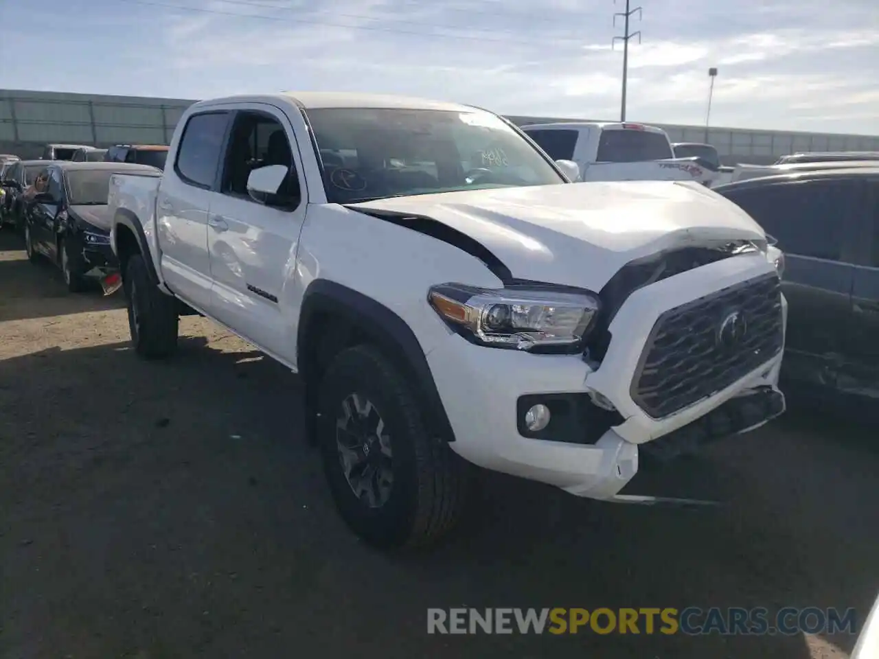 1 Photograph of a damaged car 3TMCZ5AN6MM438938 TOYOTA TACOMA 2021