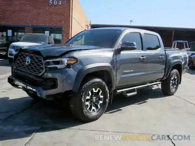 2 Photograph of a damaged car 3TMCZ5AN6MM450846 TOYOTA TACOMA 2021