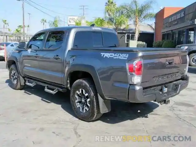 3 Photograph of a damaged car 3TMCZ5AN6MM450846 TOYOTA TACOMA 2021