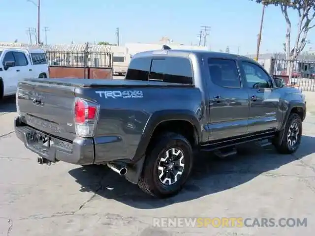 4 Photograph of a damaged car 3TMCZ5AN6MM450846 TOYOTA TACOMA 2021