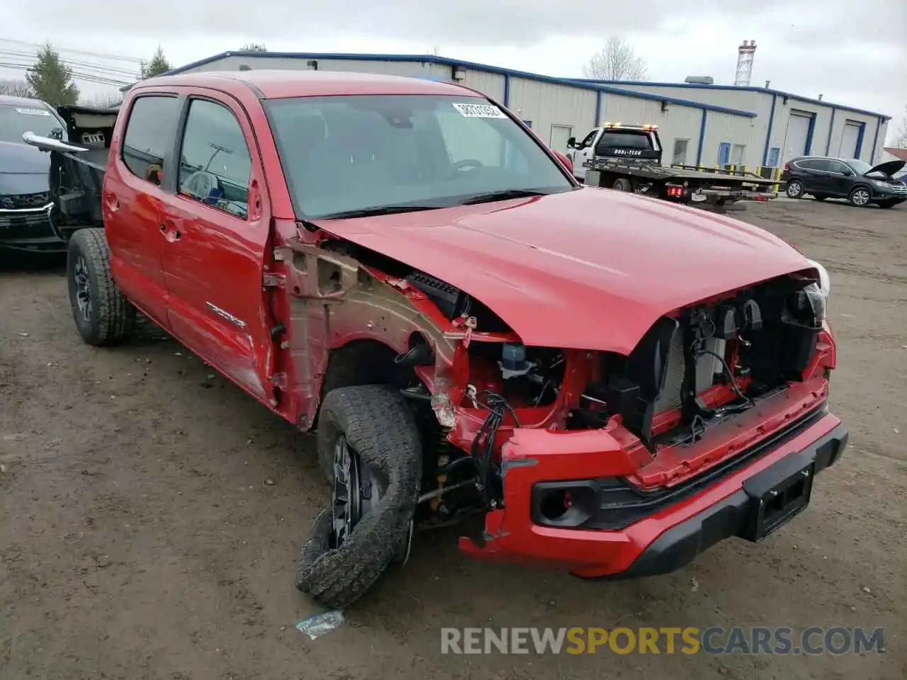 1 Photograph of a damaged car 3TMCZ5AN7MM371427 TOYOTA TACOMA 2021