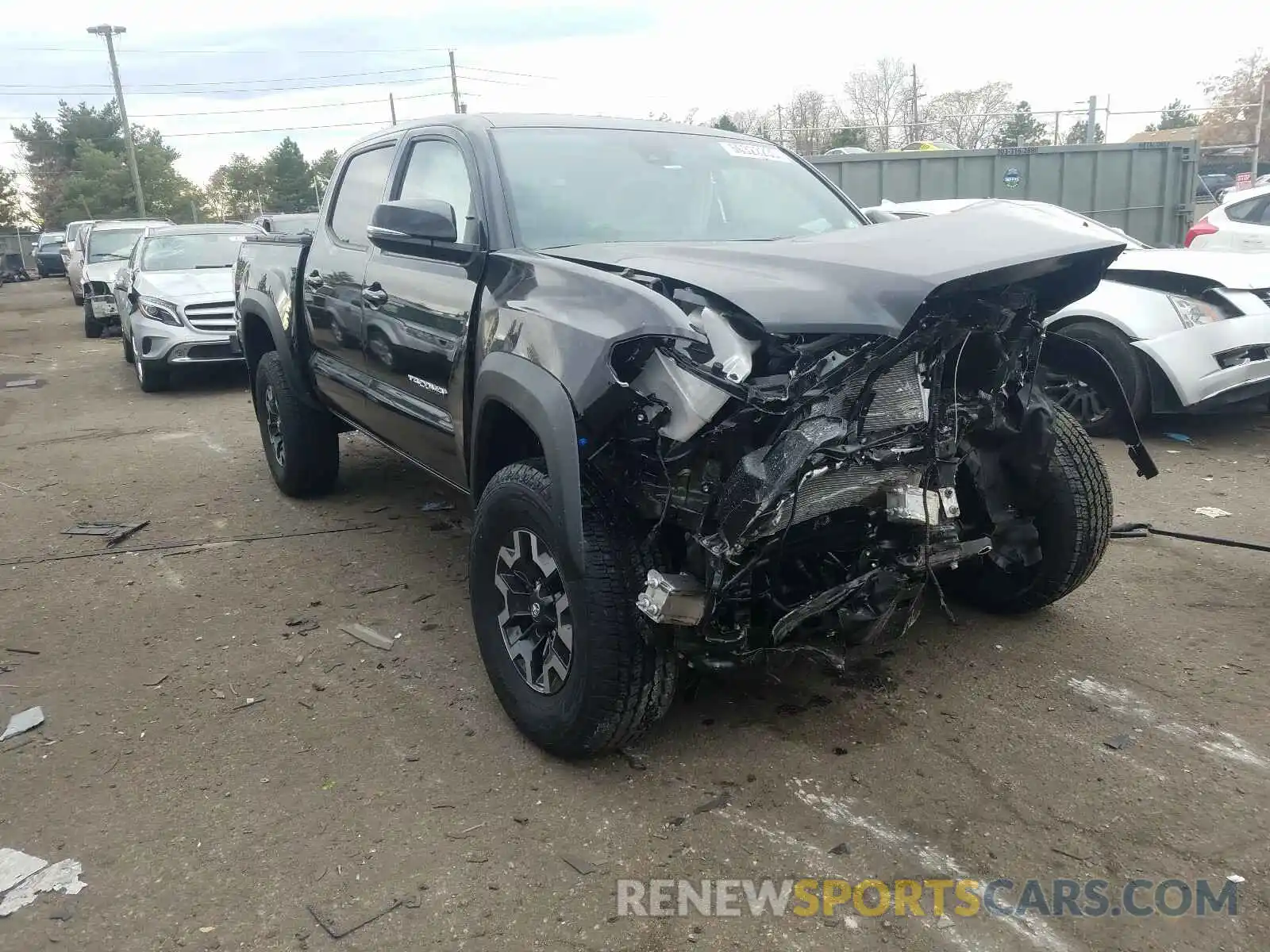 1 Photograph of a damaged car 3TMCZ5AN7MM371573 TOYOTA TACOMA 2021