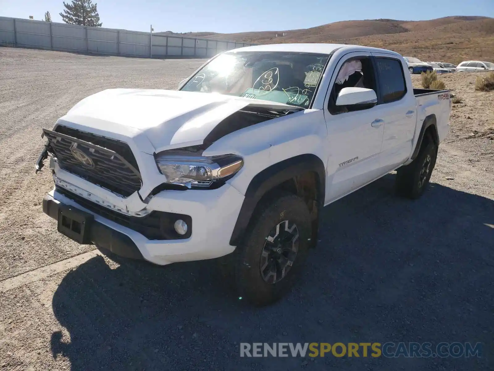 2 Photograph of a damaged car 3TMCZ5AN7MM375865 TOYOTA TACOMA 2021