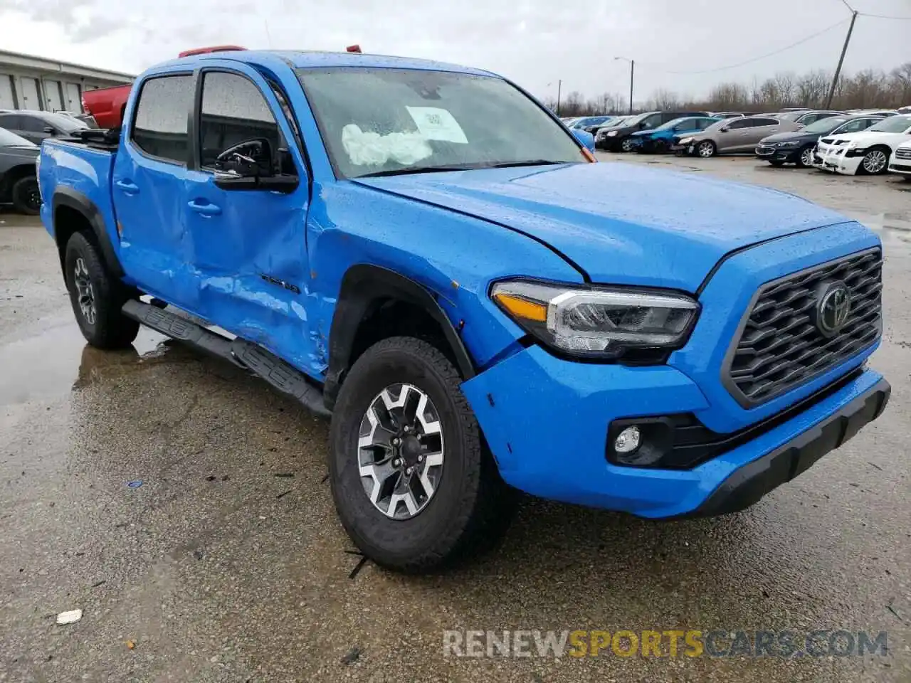 1 Photograph of a damaged car 3TMCZ5AN7MM379804 TOYOTA TACOMA 2021