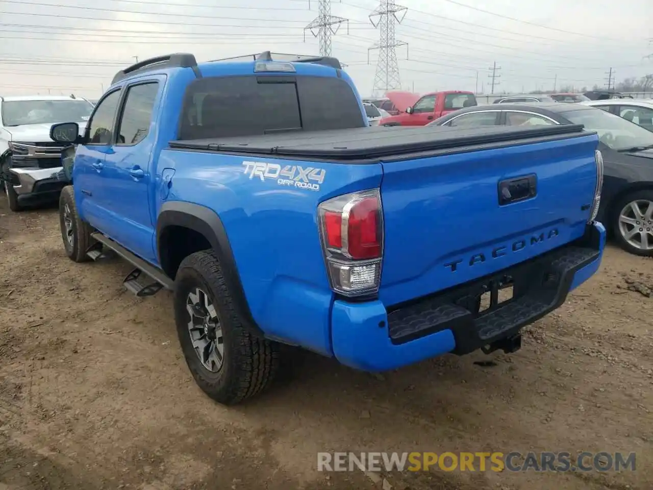 3 Photograph of a damaged car 3TMCZ5AN7MM381519 TOYOTA TACOMA 2021