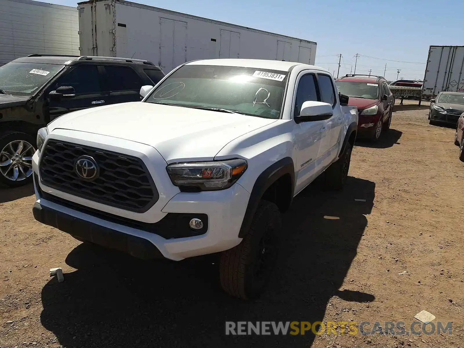 2 Photograph of a damaged car 3TMCZ5AN7MM384050 TOYOTA TACOMA 2021