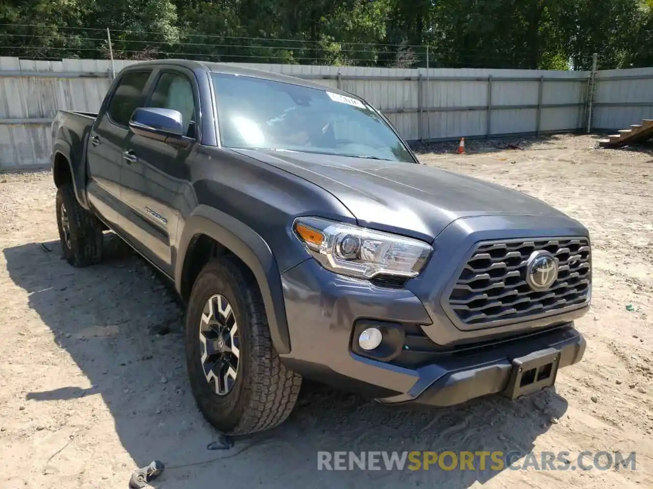 1 Photograph of a damaged car 3TMCZ5AN7MM384212 TOYOTA TACOMA 2021