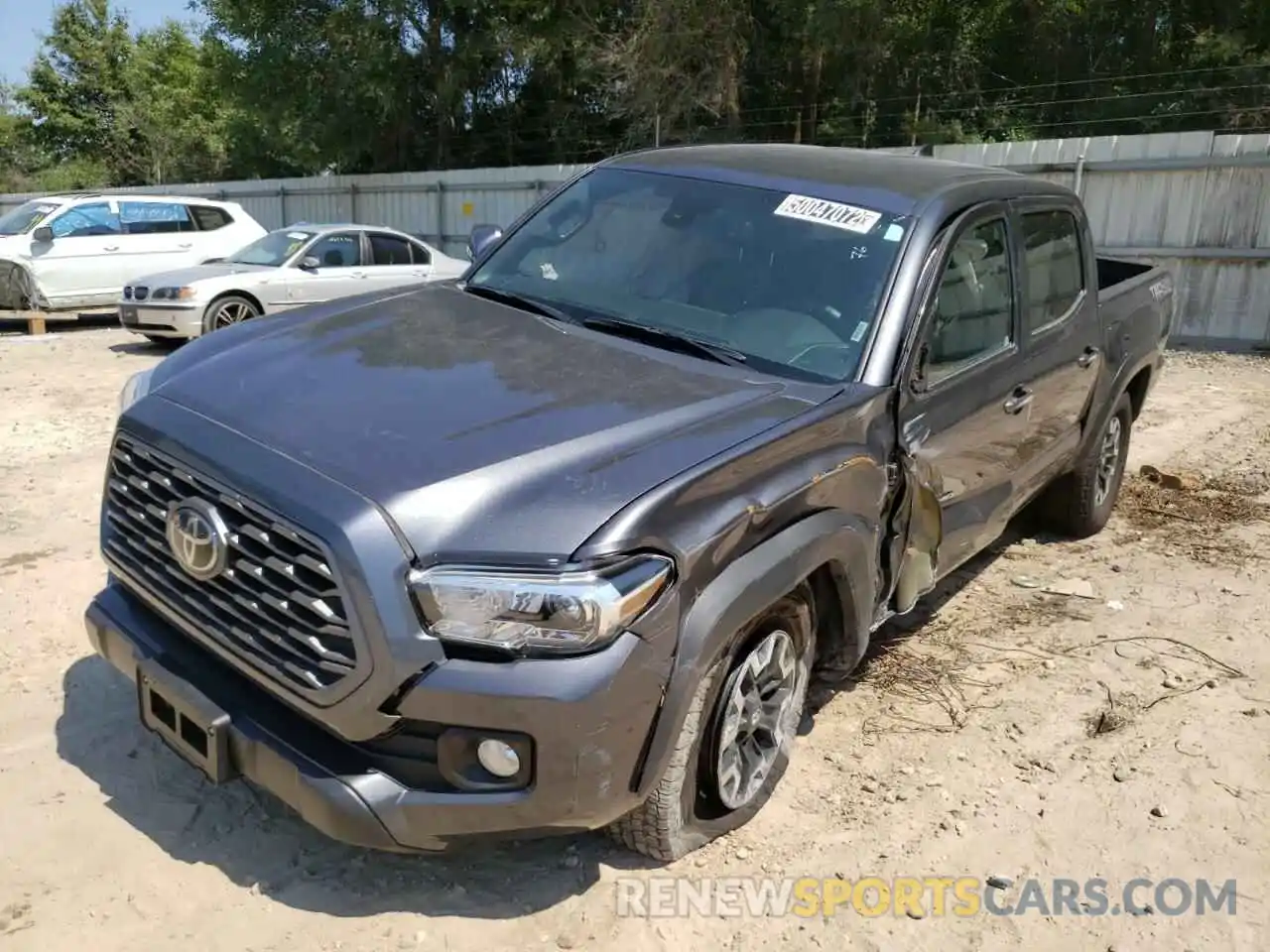 2 Photograph of a damaged car 3TMCZ5AN7MM384212 TOYOTA TACOMA 2021