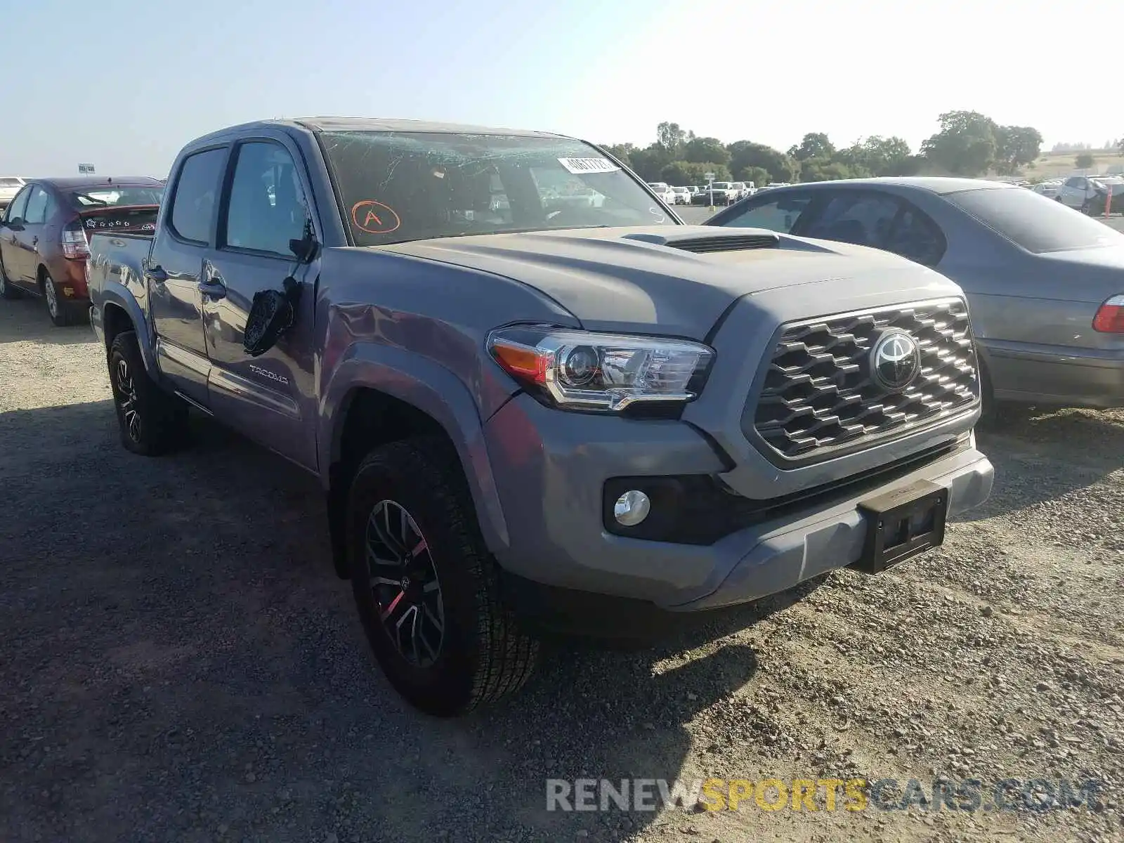 1 Photograph of a damaged car 3TMCZ5AN7MM386901 TOYOTA TACOMA 2021