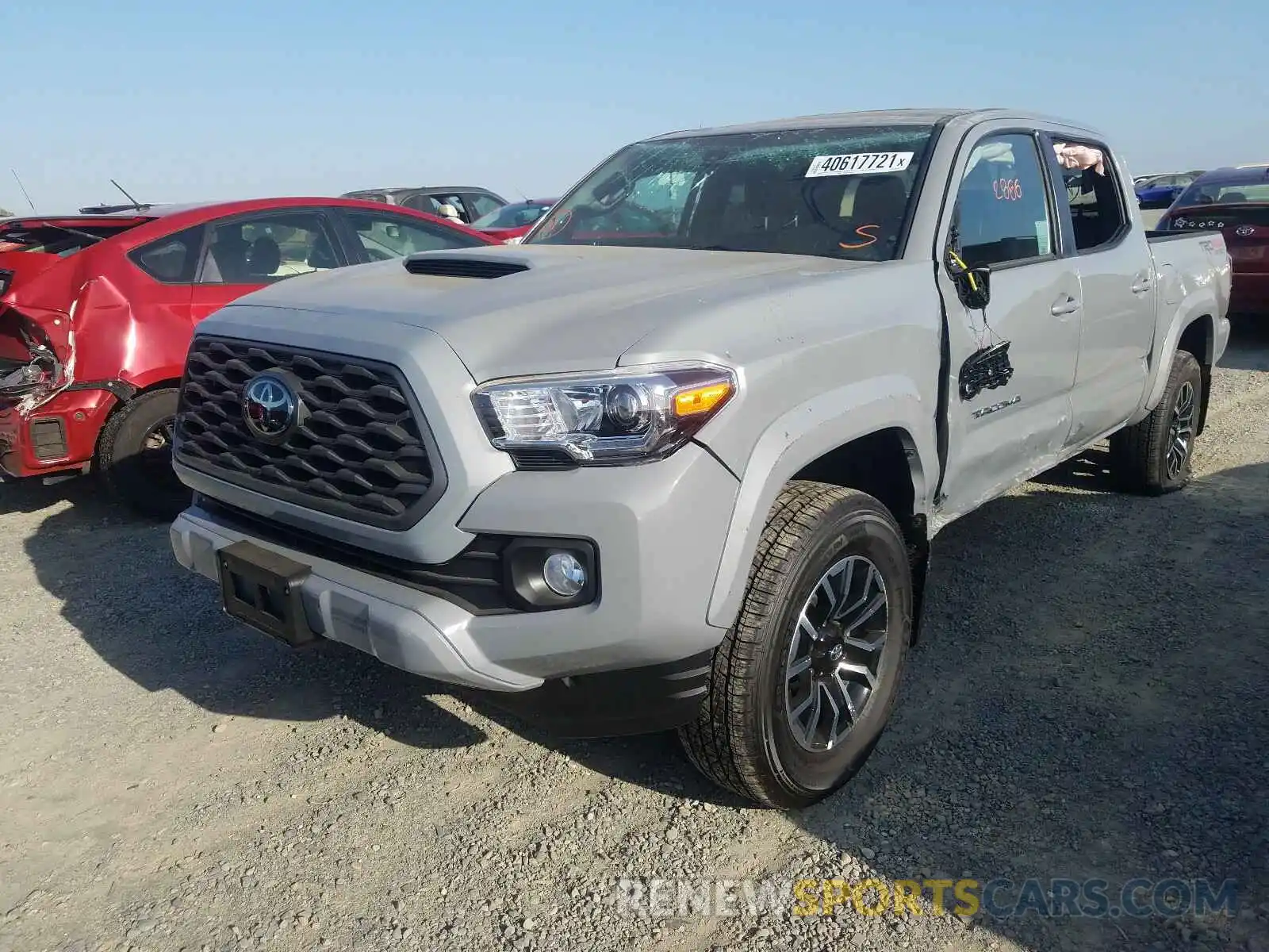 2 Photograph of a damaged car 3TMCZ5AN7MM386901 TOYOTA TACOMA 2021