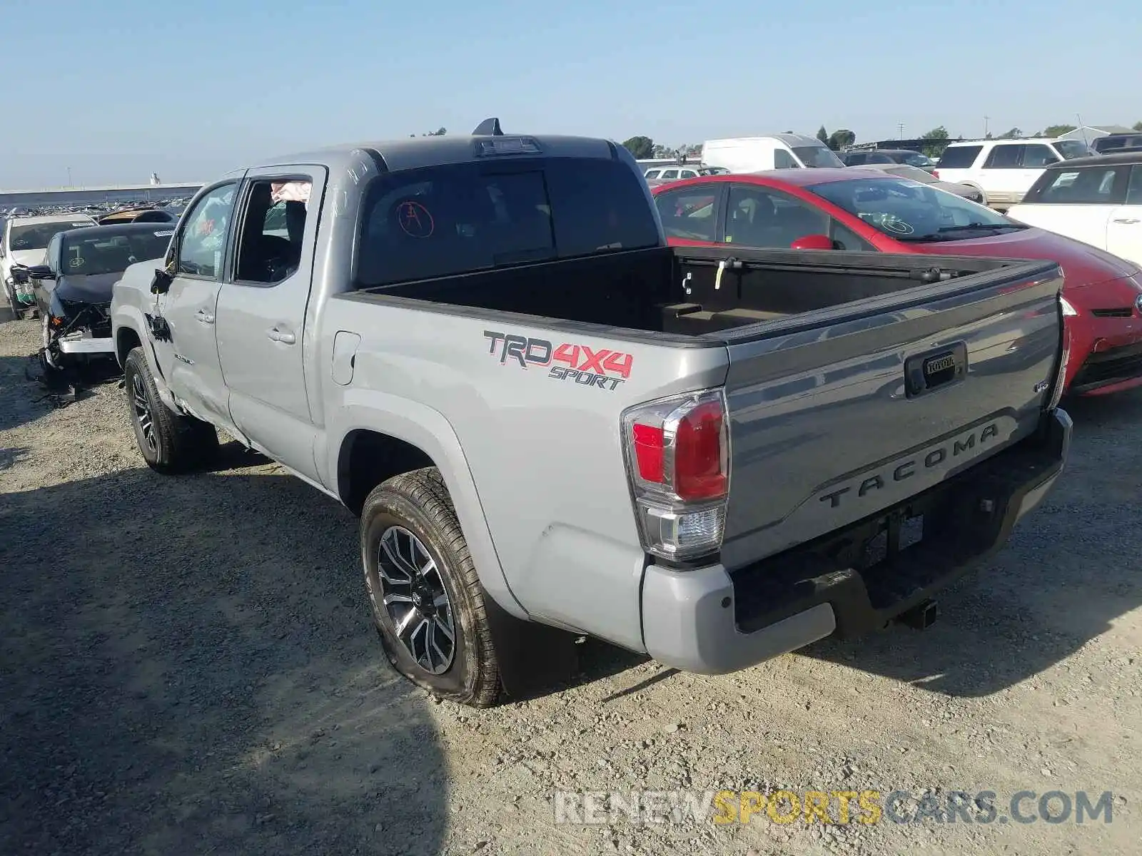 3 Photograph of a damaged car 3TMCZ5AN7MM386901 TOYOTA TACOMA 2021