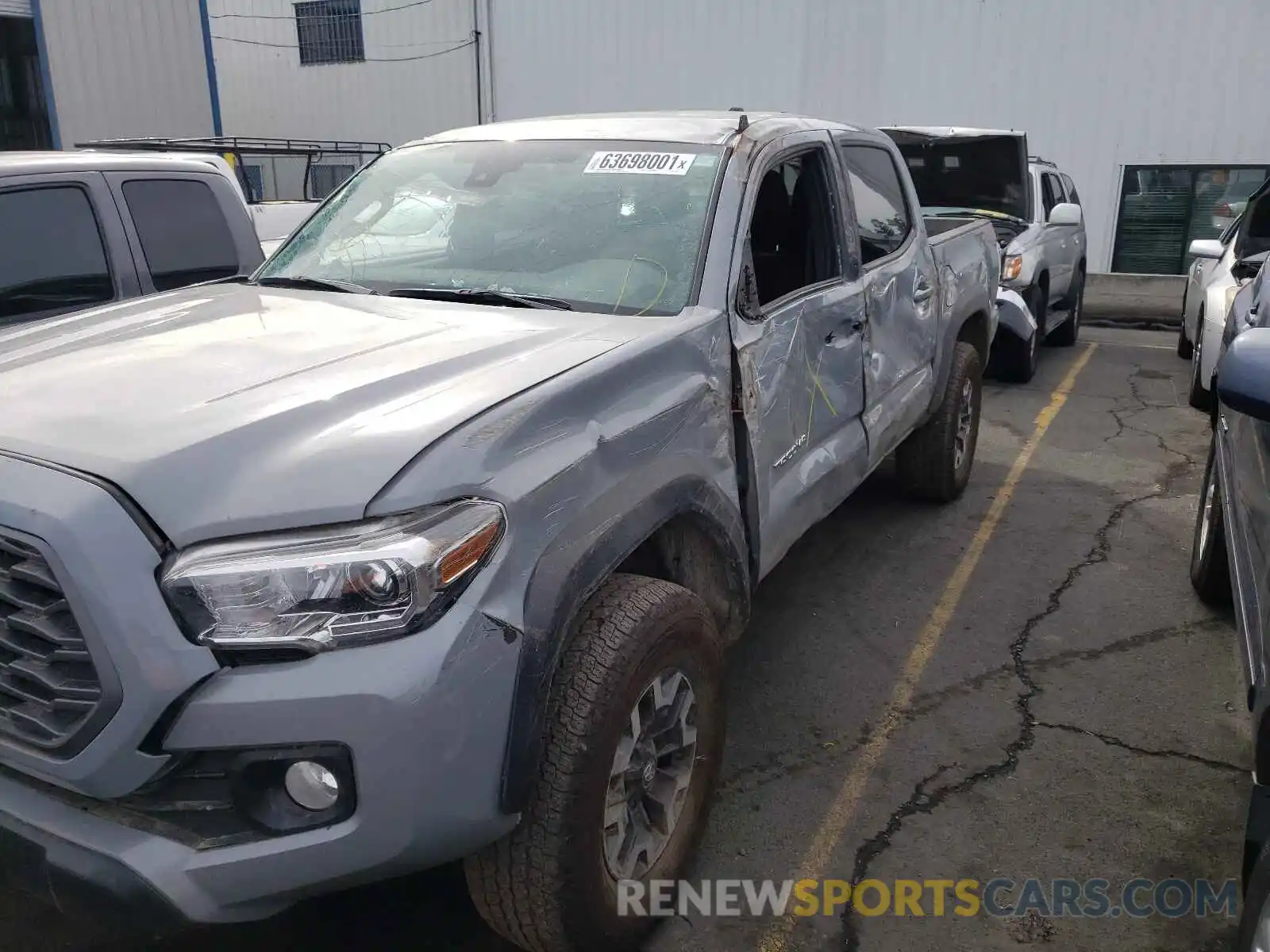 9 Photograph of a damaged car 3TMCZ5AN7MM389135 TOYOTA TACOMA 2021