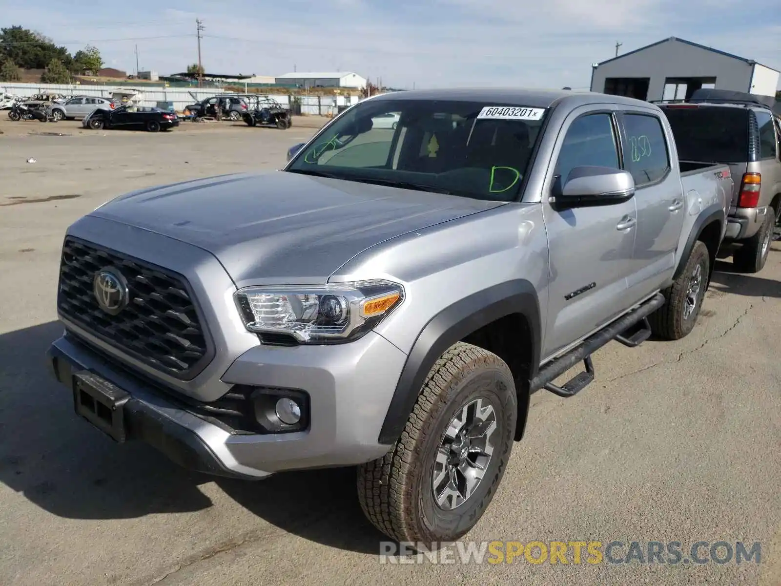 2 Photograph of a damaged car 3TMCZ5AN7MM393377 TOYOTA TACOMA 2021