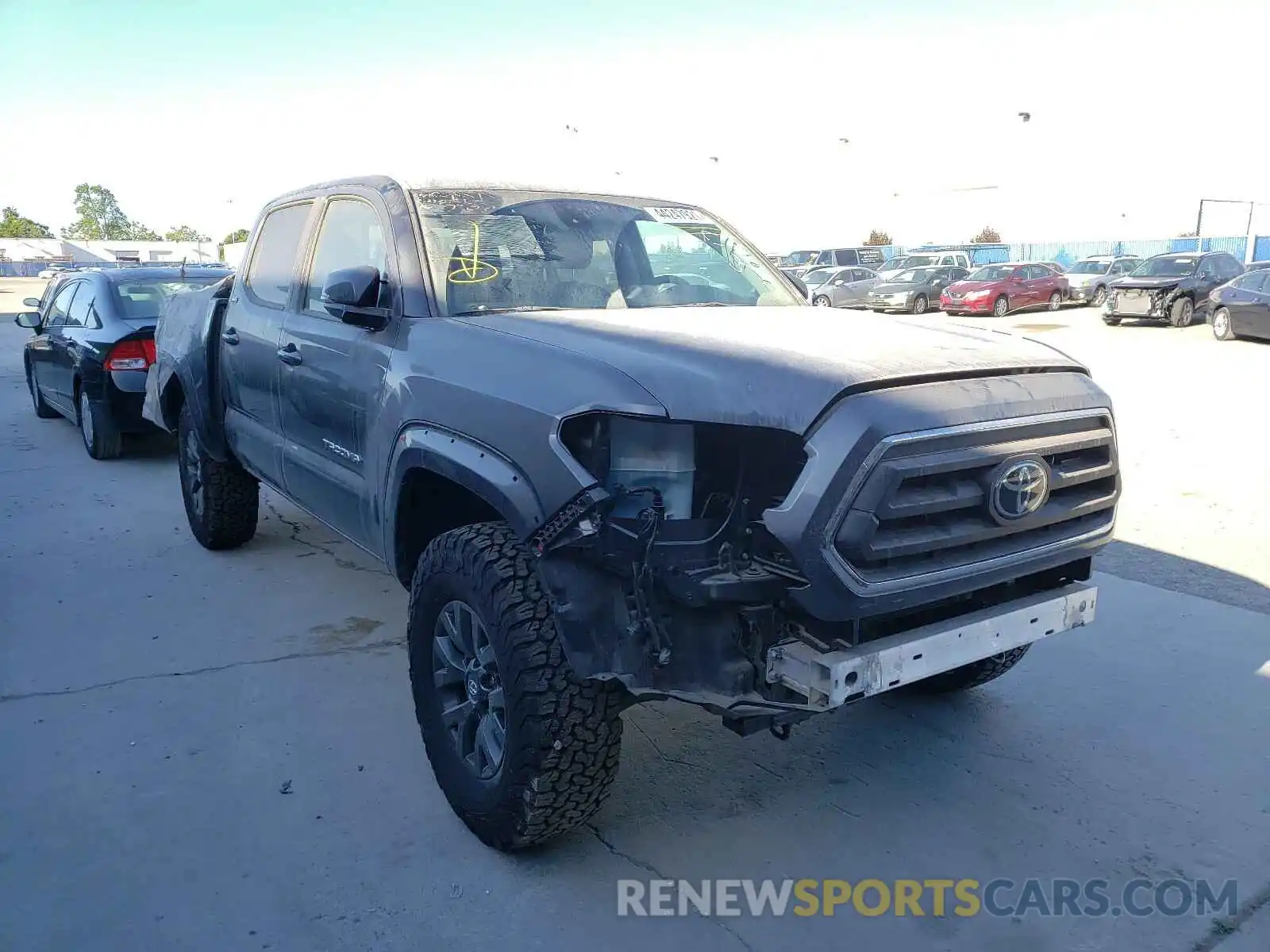 1 Photograph of a damaged car 3TMCZ5AN7MM396506 TOYOTA TACOMA 2021